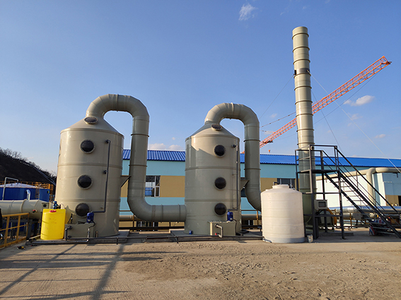 东泽污水处理有限公司废气处理竣工